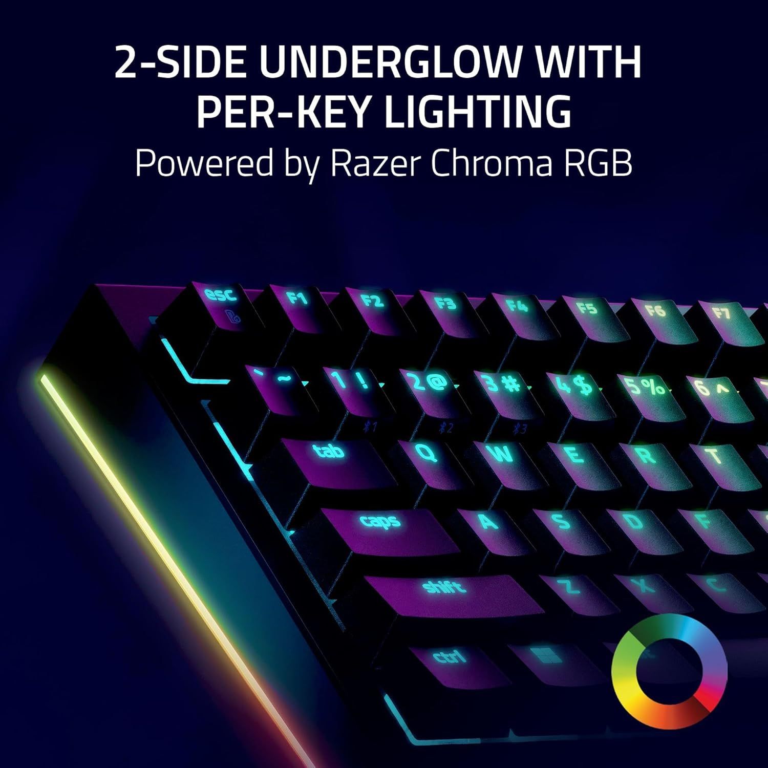 Razer BlackWidow V4 Pro 75% Wireless Hot-Swappable Mechanical Keyboard (Orange Switches) - Black by Razer - Image 9