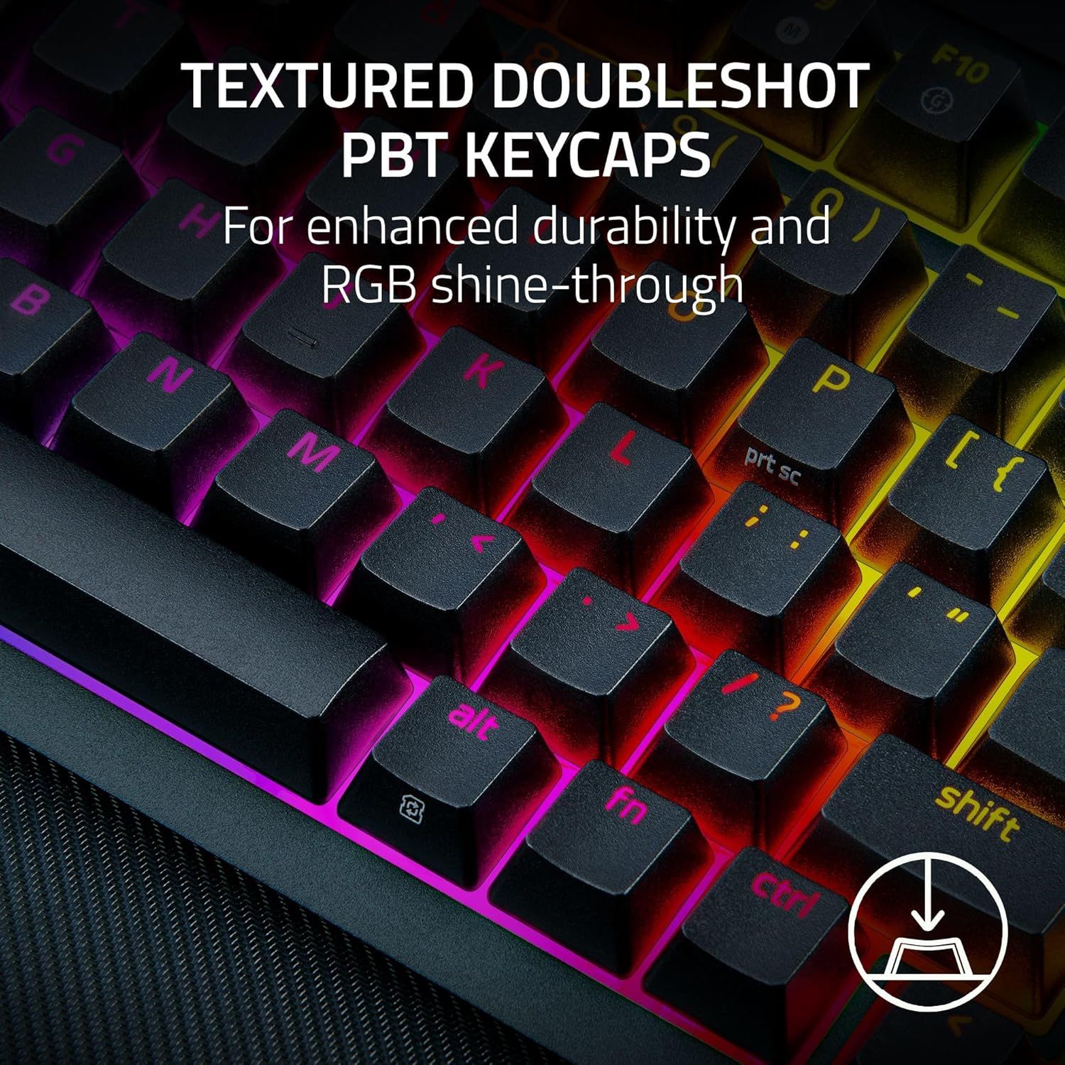 Razer BlackWidow V4 Pro 75% Wireless Hot-Swappable Mechanical Keyboard (Orange Switches) - Black by Razer - Image 10