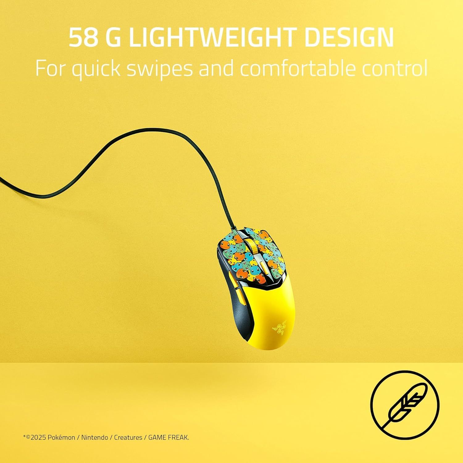 Razer Cobra Lightweight Wired Gaming Mouse with Chroma RGB - Pokémon Edition by Razer - Refurbished - Very Good condition - Image 5