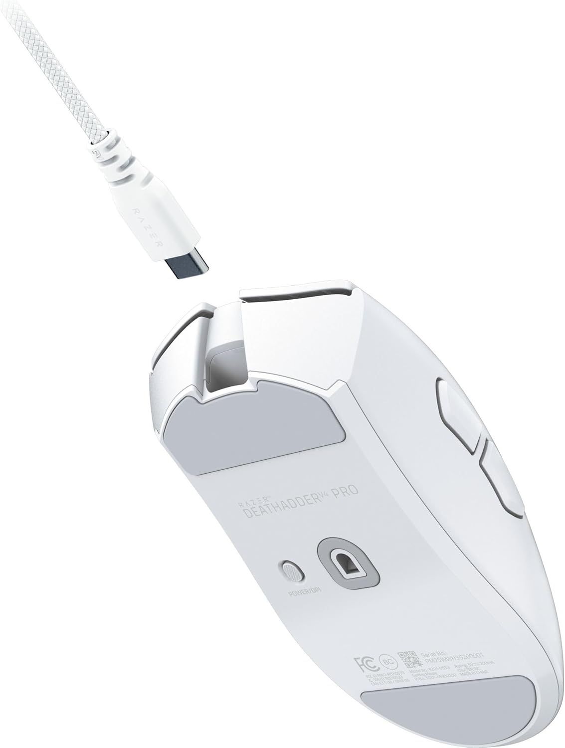 Razer DeathAdder V4 Pro Wireless Gaming Mouse - White by Razer - Refurbished - Very Good condition - Image 4