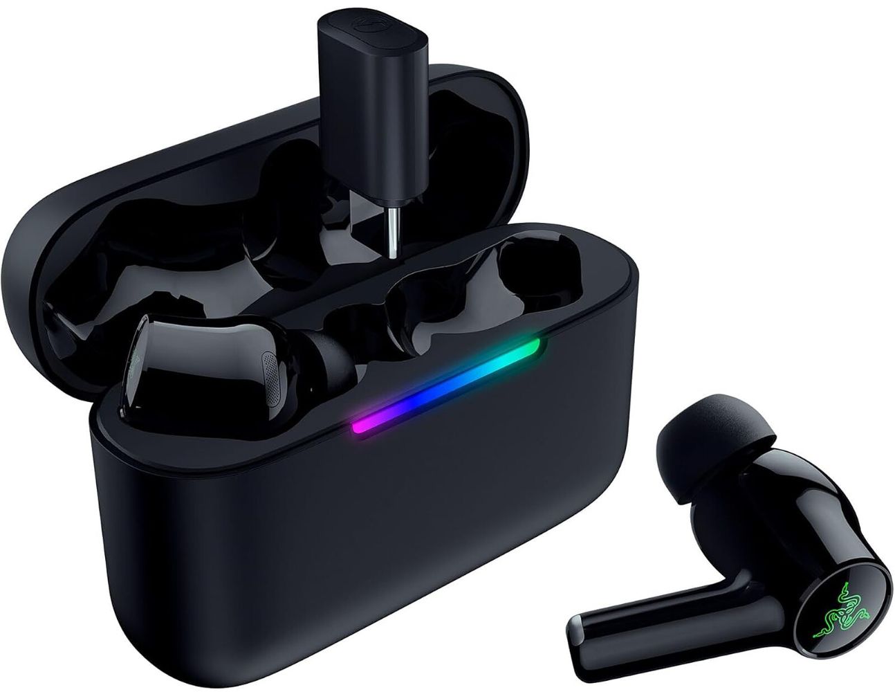Razer Hammerhead V3 HyperSpeed Wireless ANC Gaming Earbuds - Black by Razer - Refurbished - Very Good condition - US$71.48