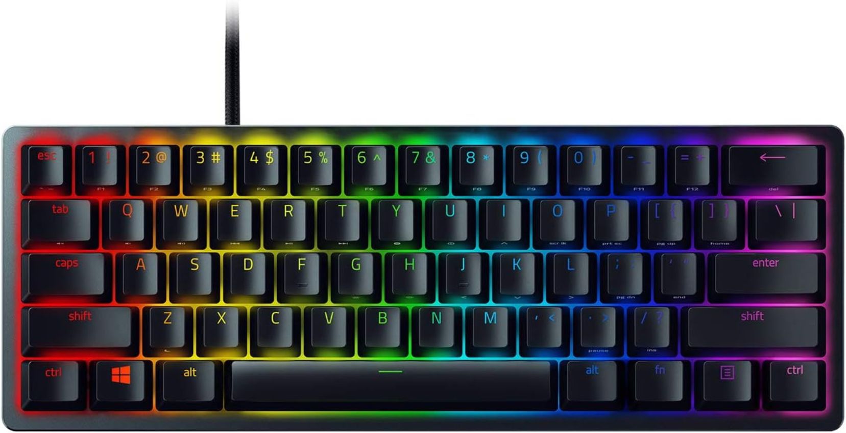 Pim Keyboard Refurbished Razer Huntsman Mini 60% Optical Gaming Keyboard (Linear Red ...