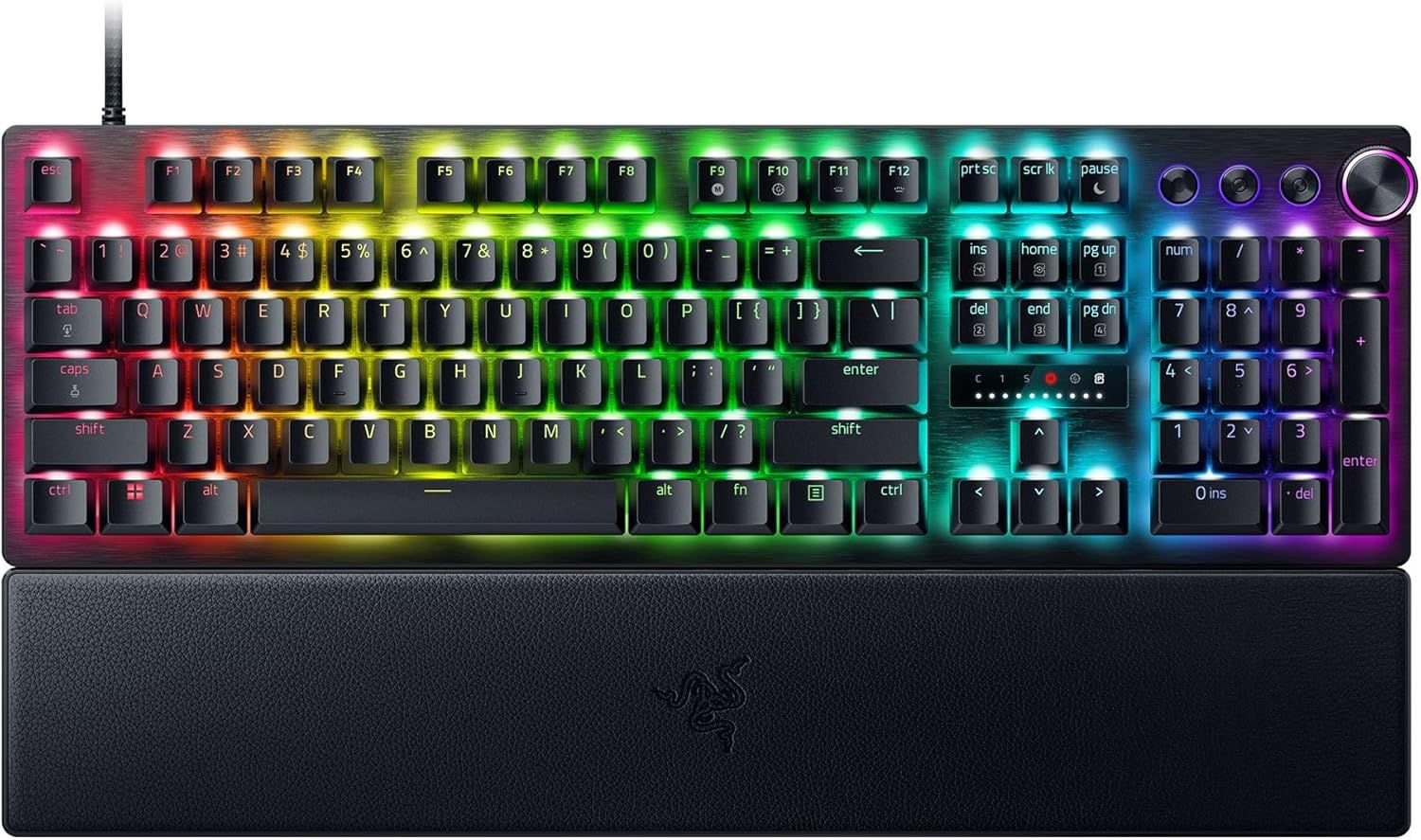 Razer Huntsman V3 Pro Full Size Gaming Keyboard - Black by Razer - Refurbished - Very Good condition - US$141.98