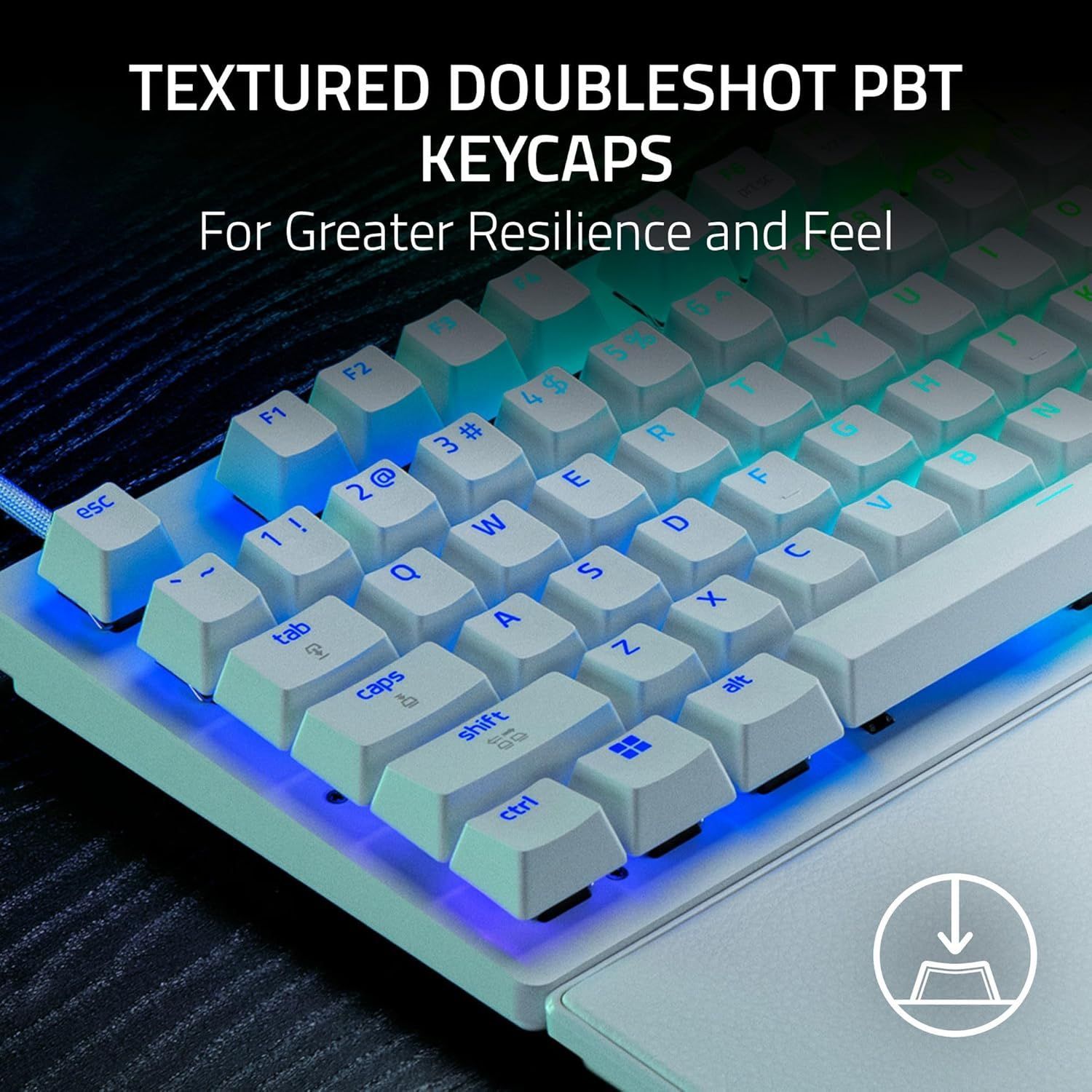Razer Huntsman V3 Pro TKL 8KHz Gaming Keyboard - White by Razer - Image 12