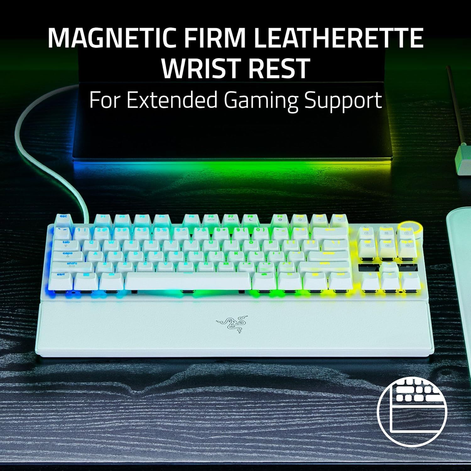 Razer Huntsman V3 Pro TKL 8KHz Gaming Keyboard - White by Razer - Image 15