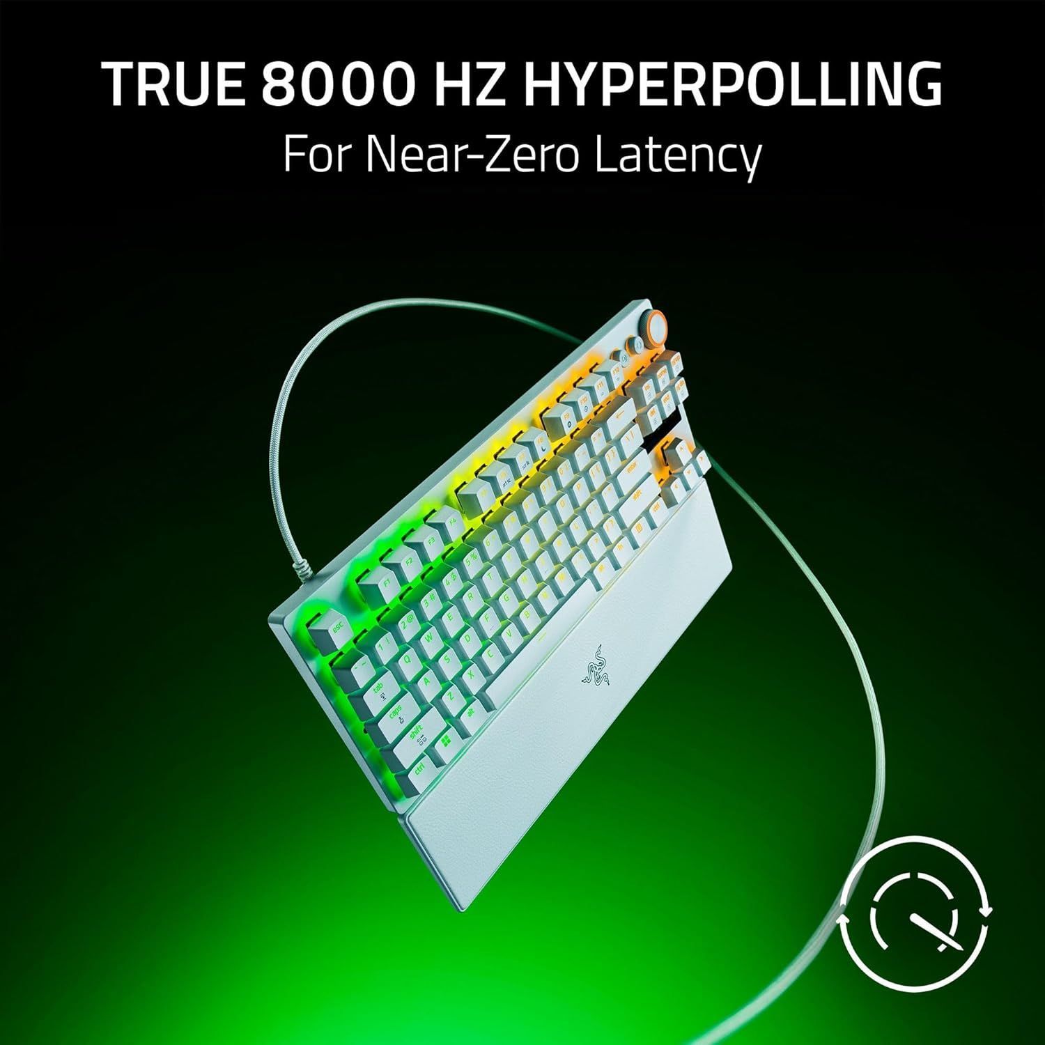 Razer Huntsman V3 Pro TKL 8KHz Gaming Keyboard - White by Razer - Image 7