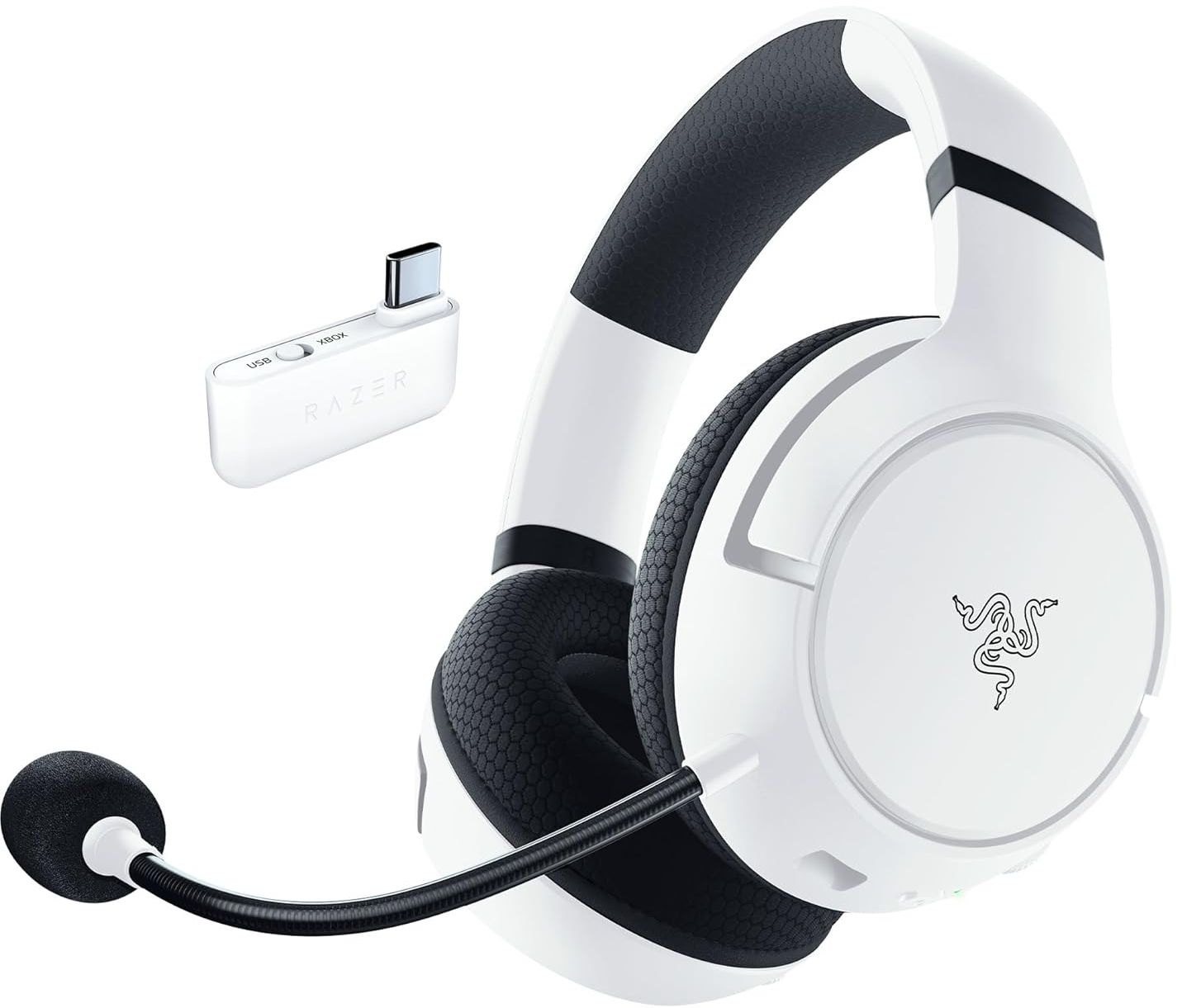 Razer Kaira HyperSpeed Wireless Gaming Headset for Xbox Series X|S - White by Razer - Refurbished - Very Good condition - US$91.48