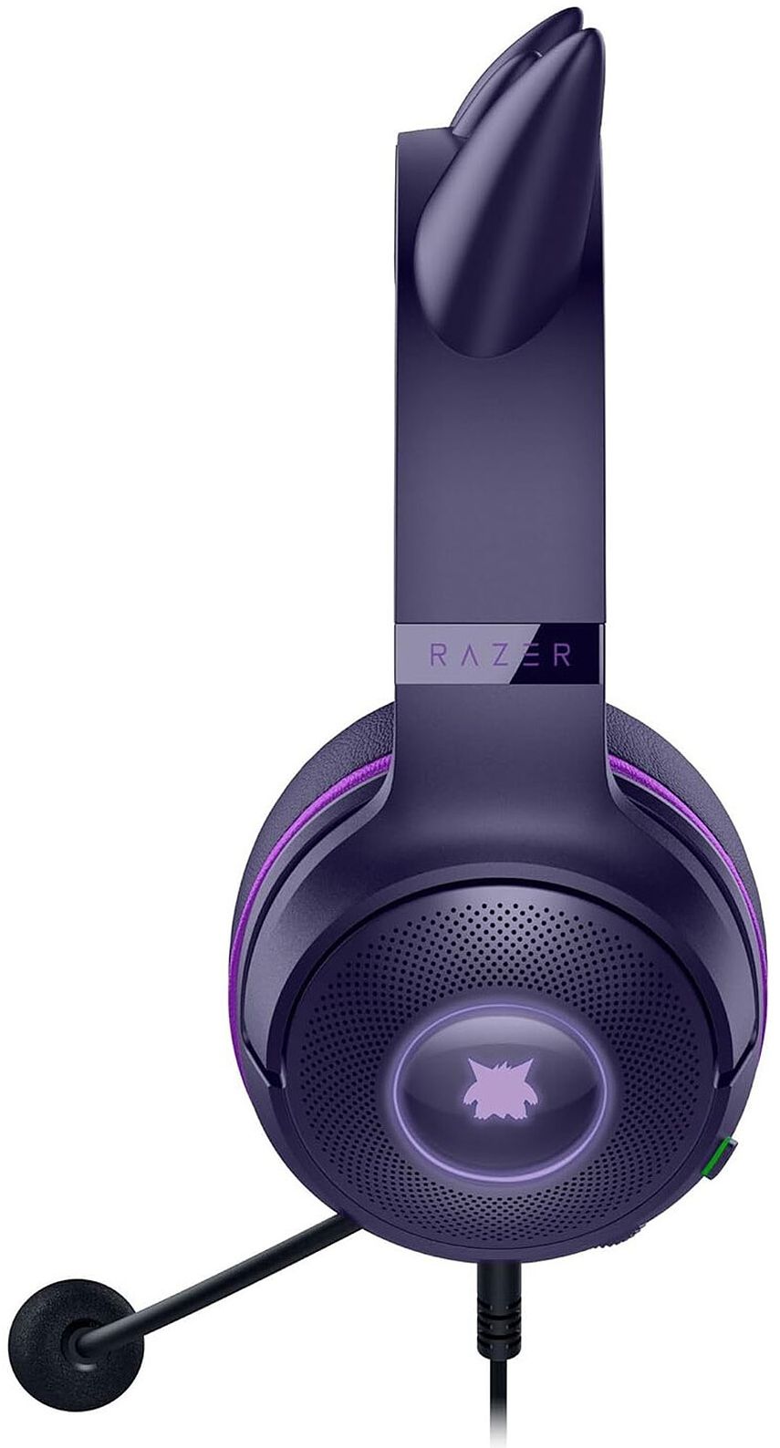 Razer Kraken Kitty Edition V2 Wired Gaming Headset - Pokemon Gengar Edition by Razer - Refurbished - Very Good condition - Image 3