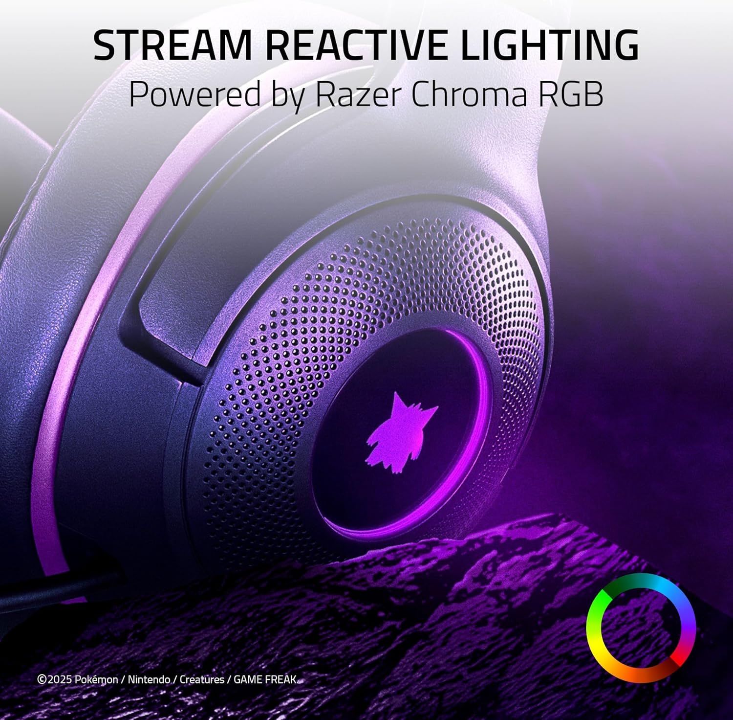 Razer Kraken Kitty Edition V2 Wired Gaming Headset - Pokemon Gengar Edition by Razer - Refurbished - Very Good condition - Image 6