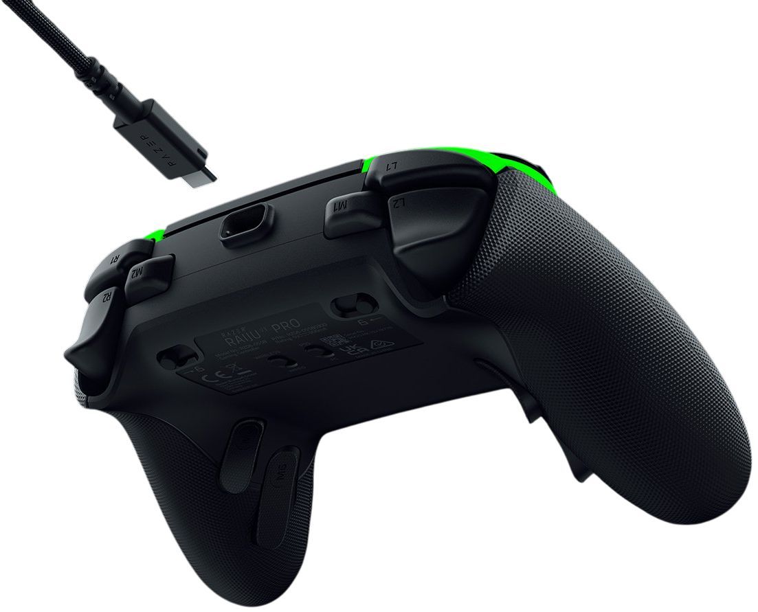 Razer Raiju V3 Pro Wireless Gaming Controller for PS5 - Esports Green Edition by Razer - Image 4