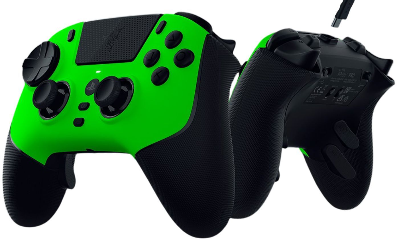 Razer Raiju V3 Pro Wireless Gaming Controller for PS5 - Esports Green Edition by Razer - Image 6
