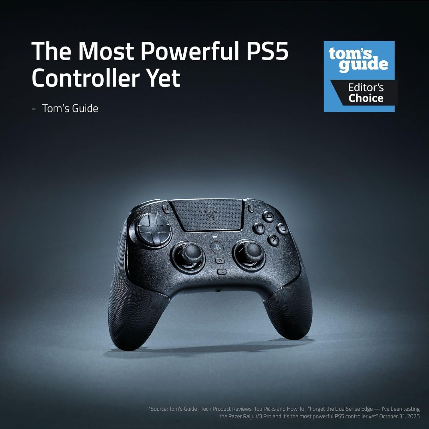 Razer Raiju V3 Pro Wireless Gaming Controller for PS5 - Esports Green Edition by Razer - Image 8