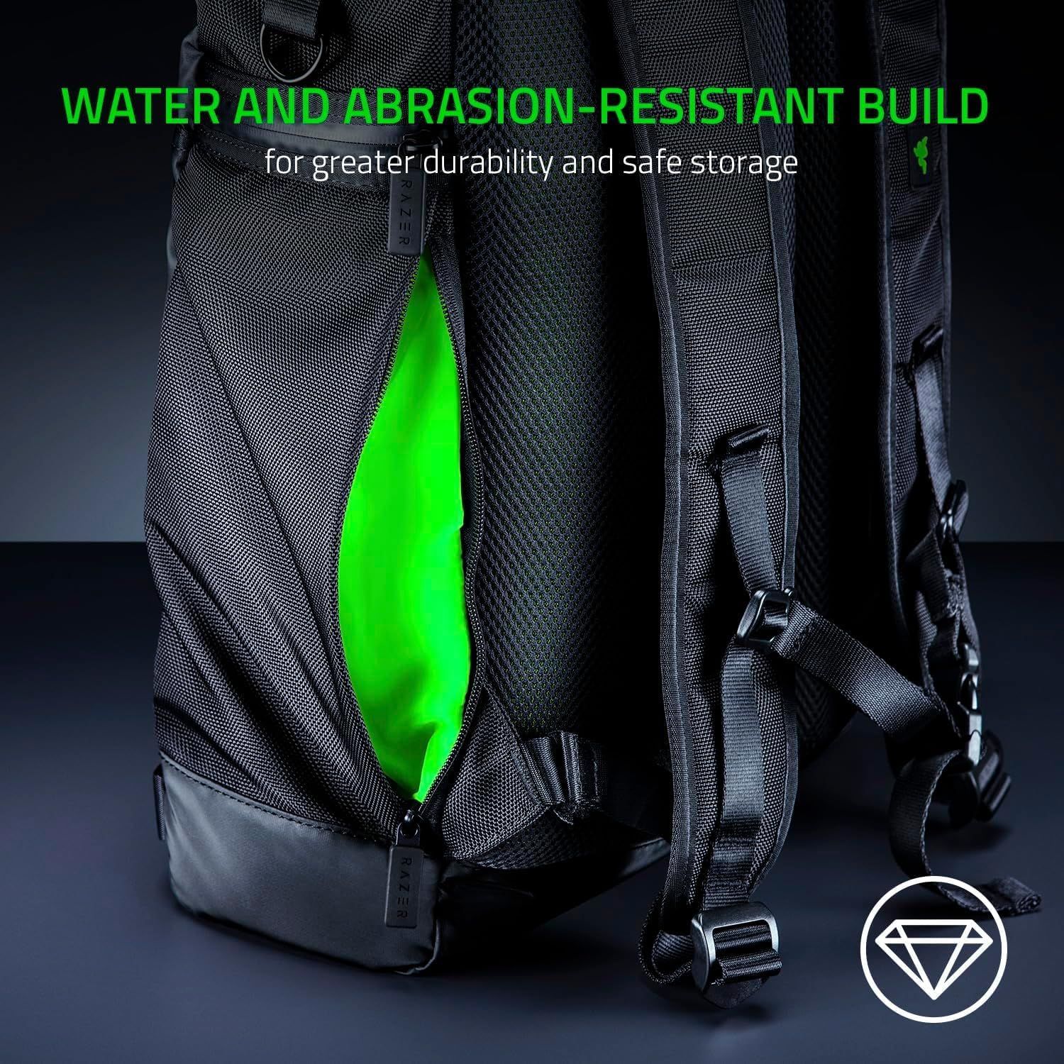 Razer Recon 15-inch Rolltop Backpack - Black by Razer - Image 6