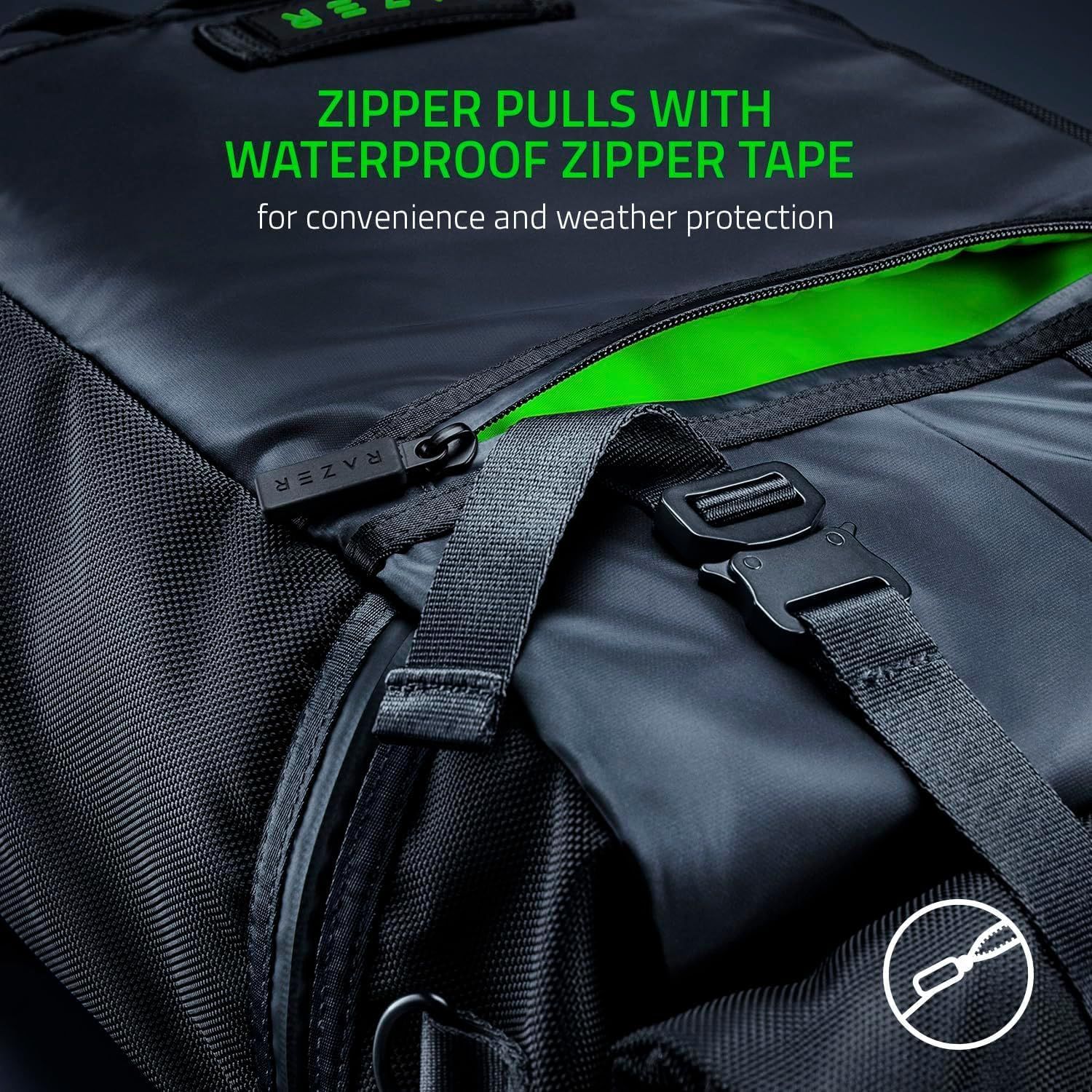 Razer Recon 15-inch Rolltop Backpack - Black by Razer - Image 8
