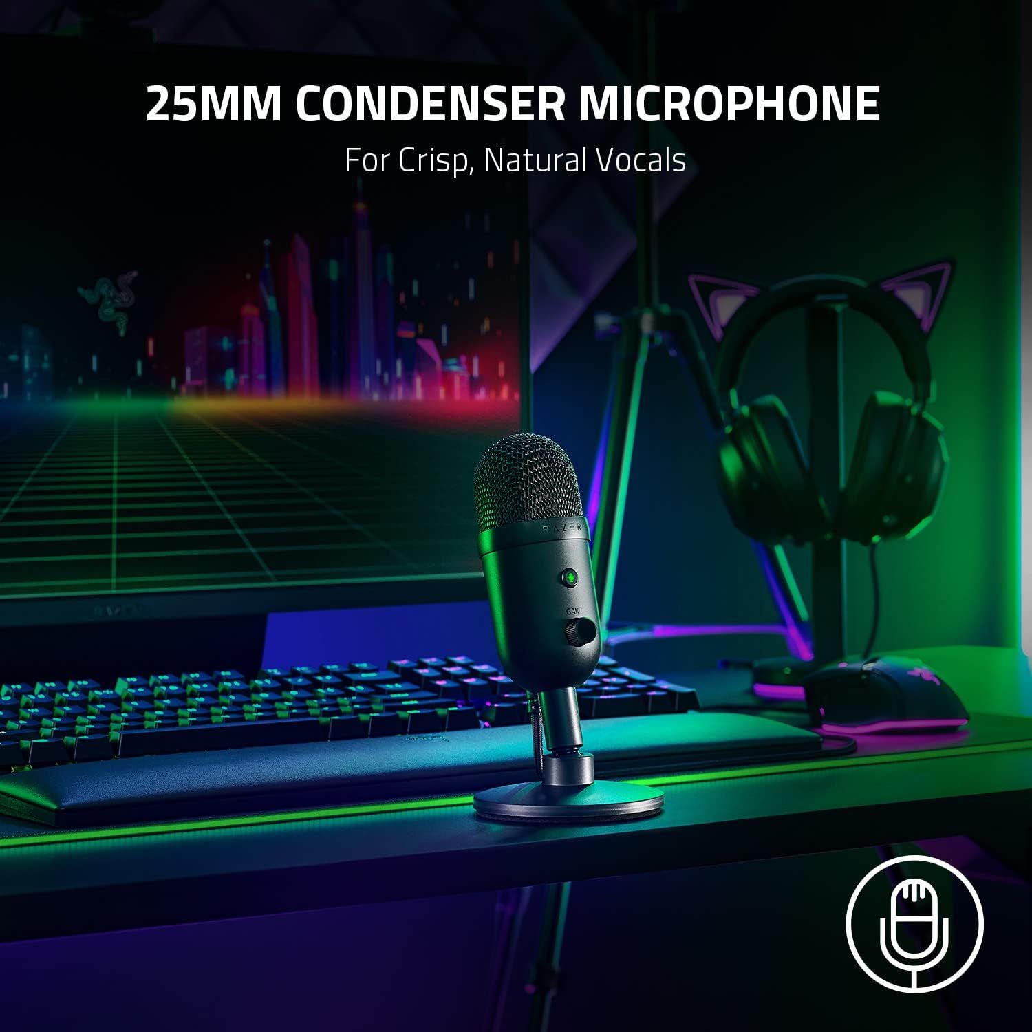 Razer Seiren V2 X USB Condenser Microphone for Streamers - Black by Razer - Image 6