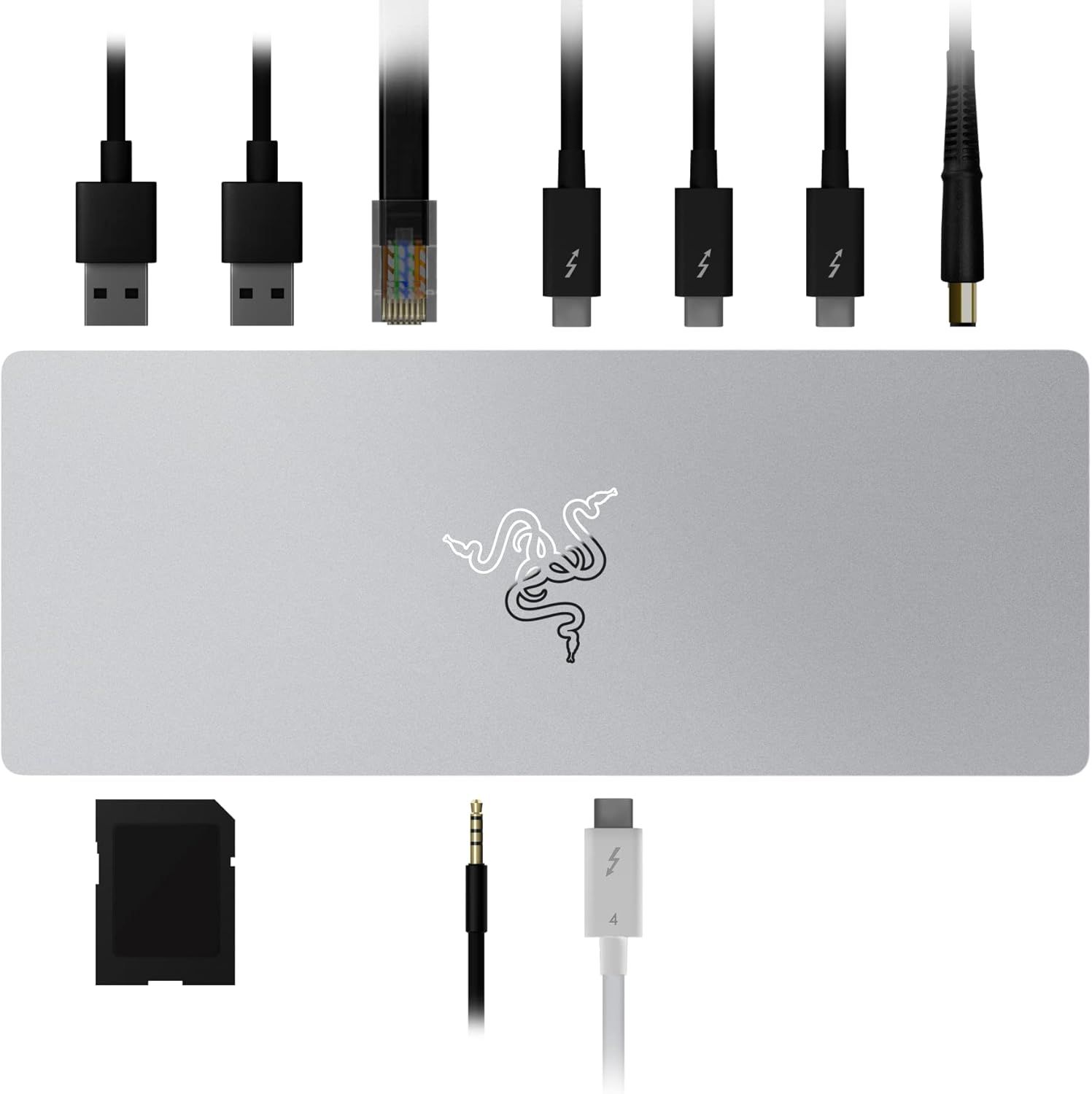 Razer Thunderbolt 4 Dock - Mercury by Razer - Refurbished - Very Good condition - US$220.48