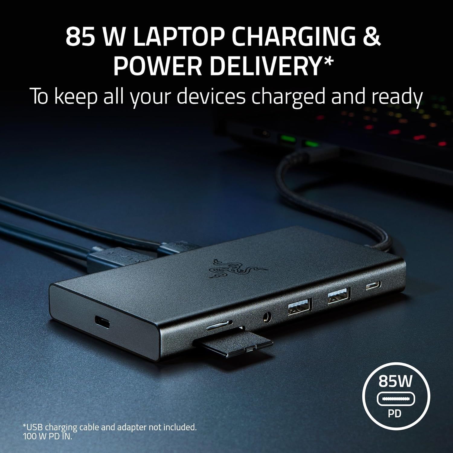 Razer USB-C Dock 11 Port Docking Station for Laptops - Mercury by Razer - Image 9