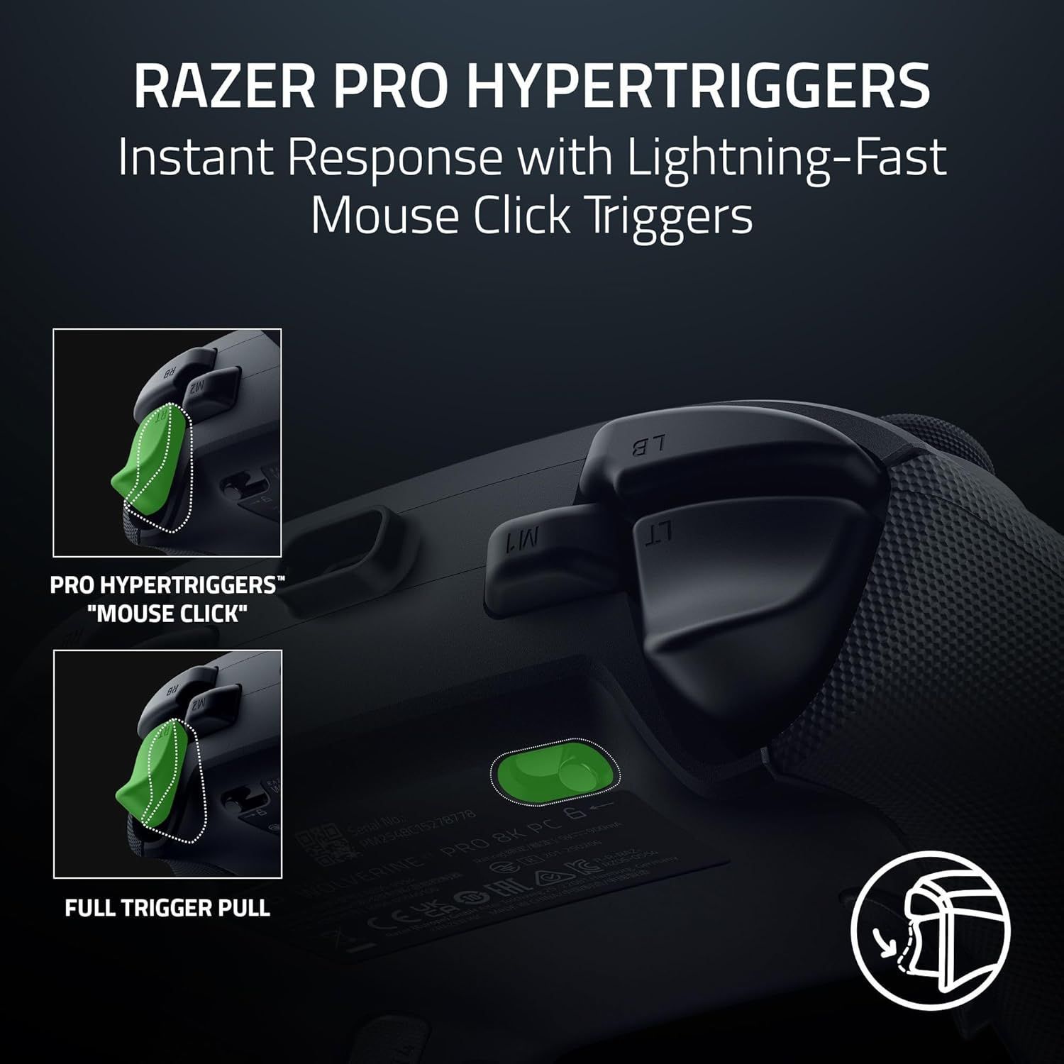 Razer Wolverine V3 Pro 8K Wireless Gaming Controller for PC - Black - Very Good by Razer - Image 10