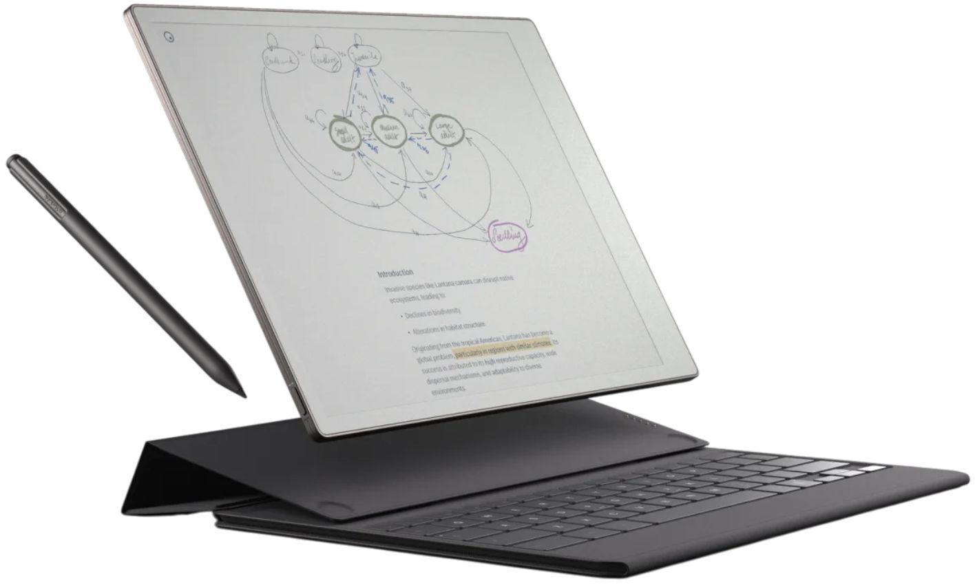 reMarkable Paper Pro 11.8" Tablet Bundle with Marker Plus and Type Folio - 64GB - WiFi - Basalt by reMarkable - Image 5