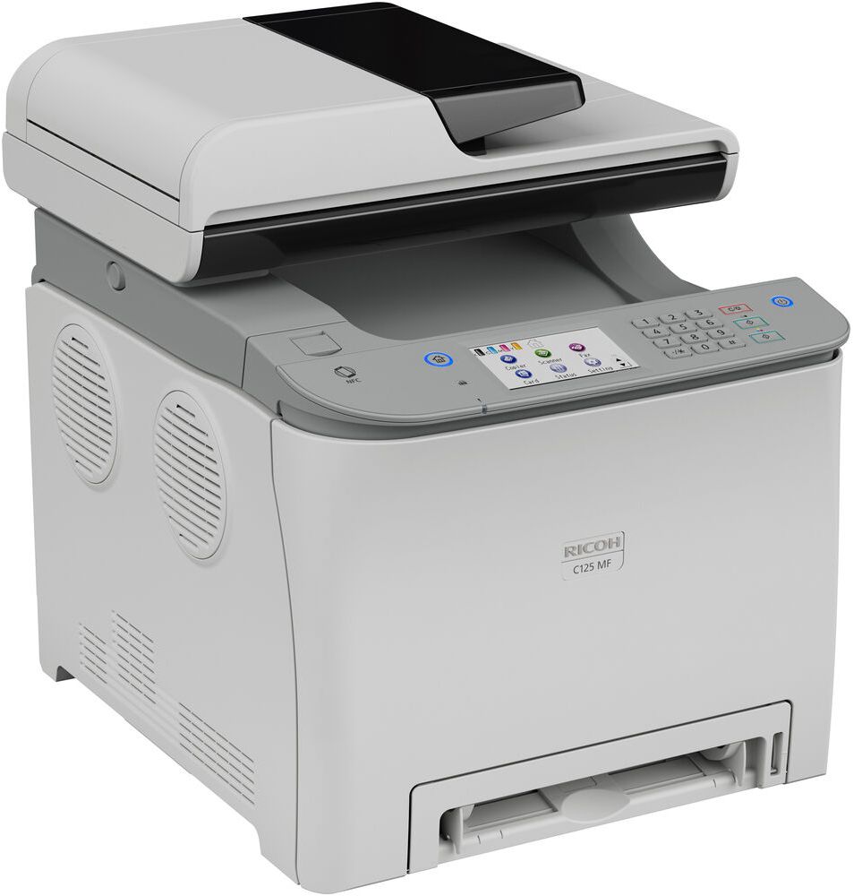 RICOH C125 MF Color Laser Multifunction Printer - Gray by RICOH - Image 2