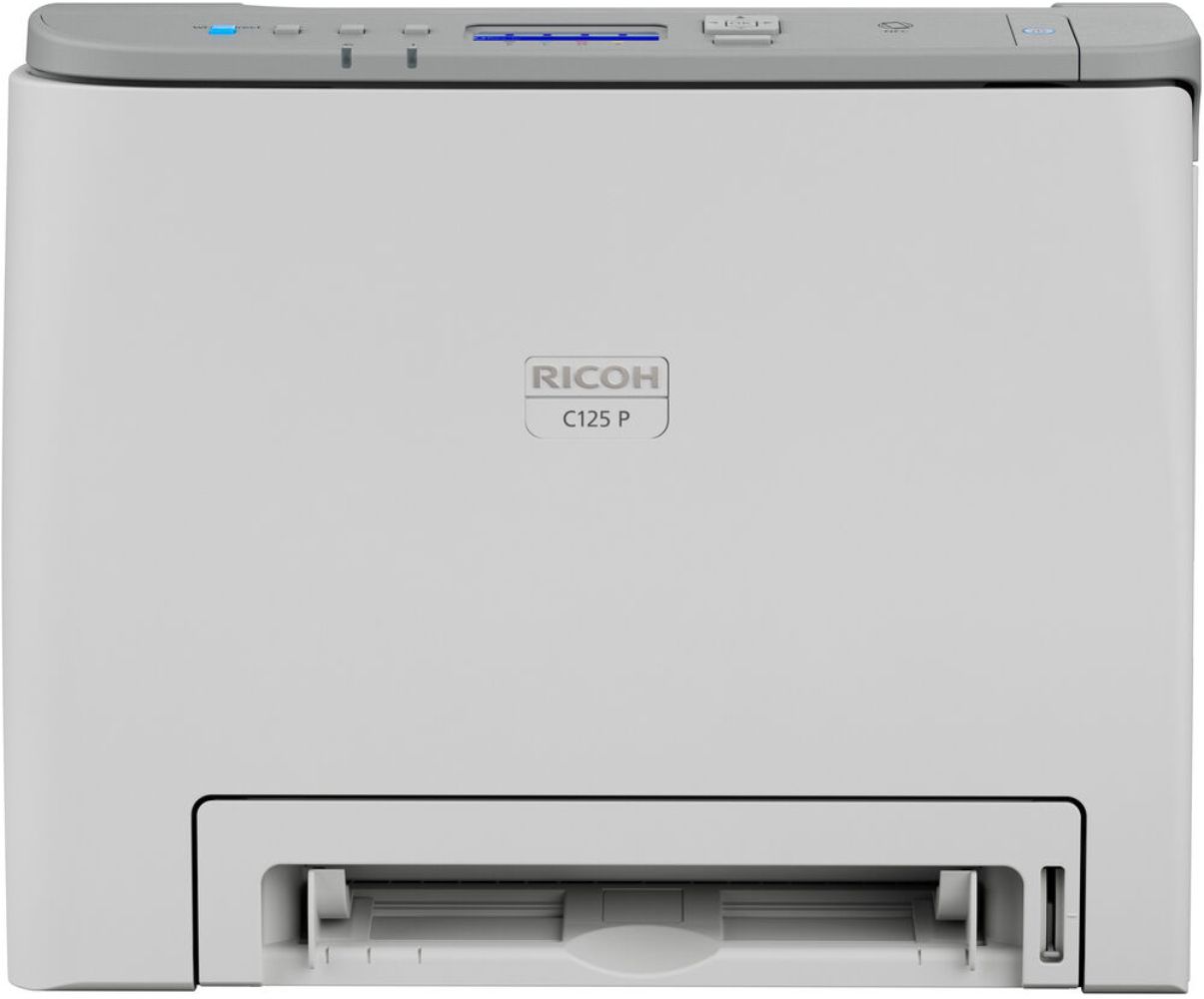 RICOH C125 P Color Laser Printer - Gray by RICOH - Refurbished - Very Good condition - US$490.99
