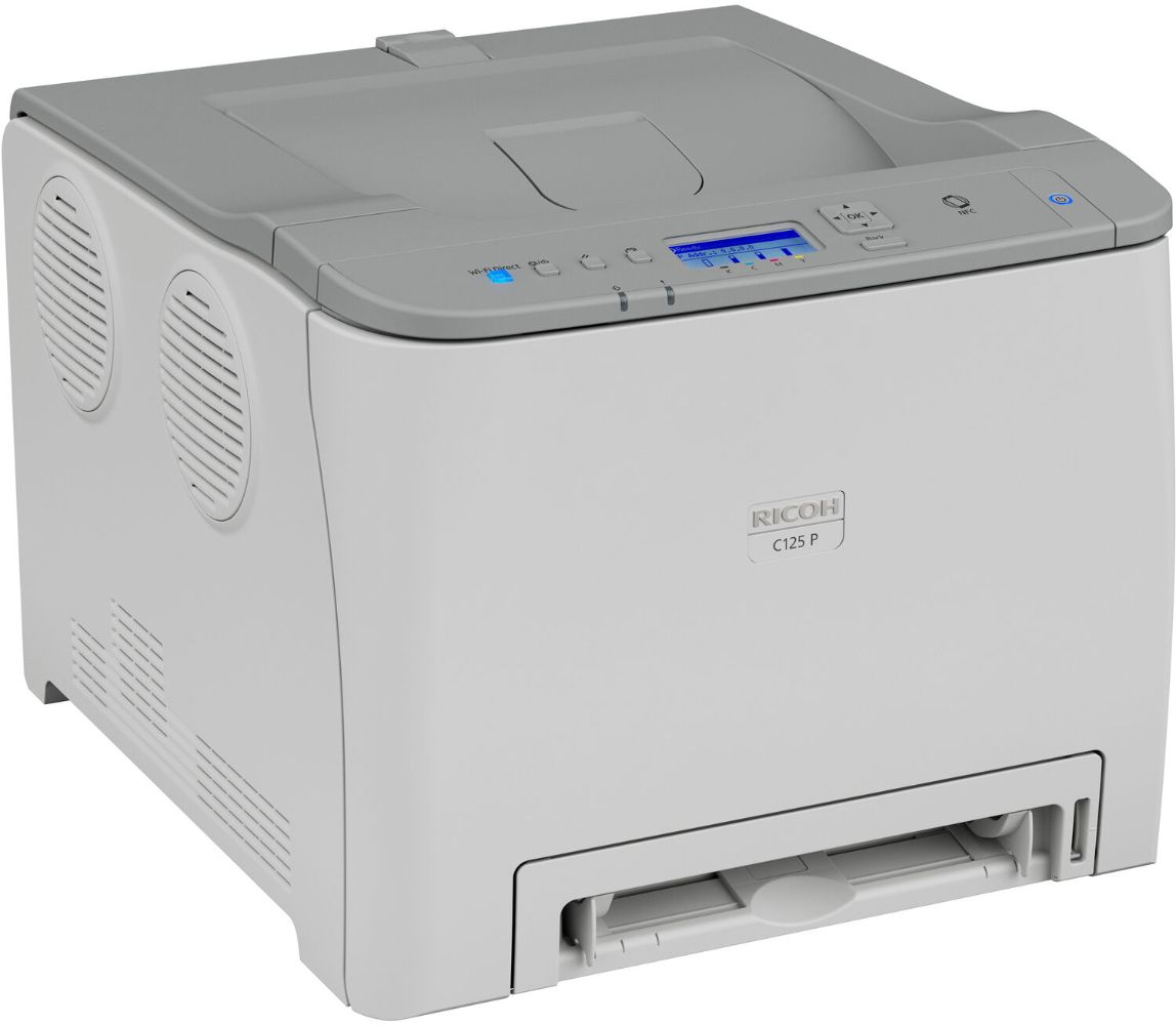 RICOH C125 P Color Laser Printer - Gray by RICOH - Image 2