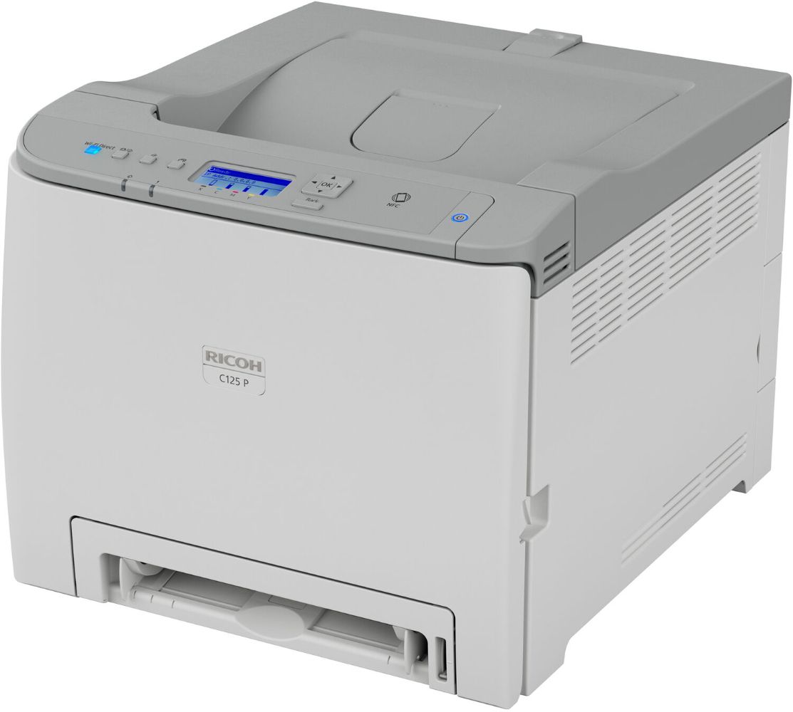 RICOH C125 P Color Laser Printer - Gray by RICOH - Image 3