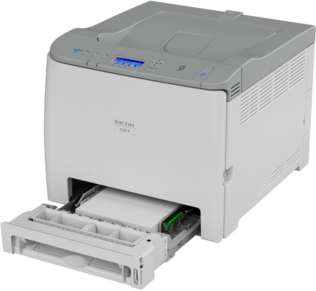 RICOH C125 P Color Laser Printer - Gray by RICOH - Image 5