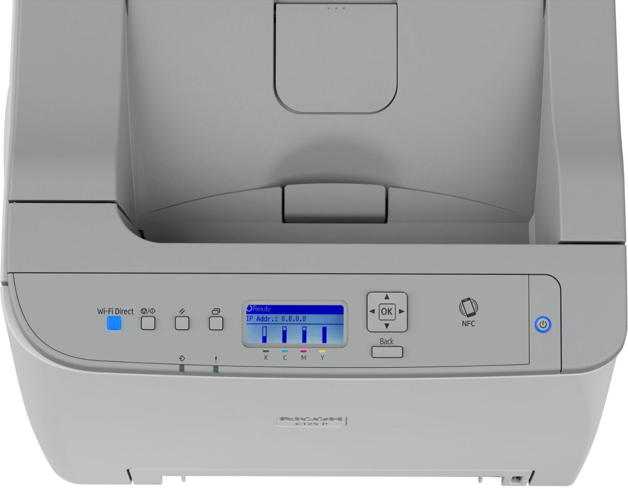 RICOH C125 P Color Laser Printer - Gray by RICOH - Image 6
