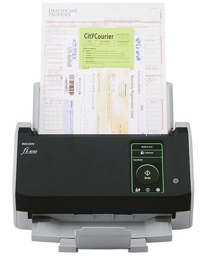 Ricoh FI-8040 Desktop Scanner Premium Bundle with 4-Year Advance Exchange Warranty - White by Ricoh - Refurbished - Very Good condition - US$1010.54
