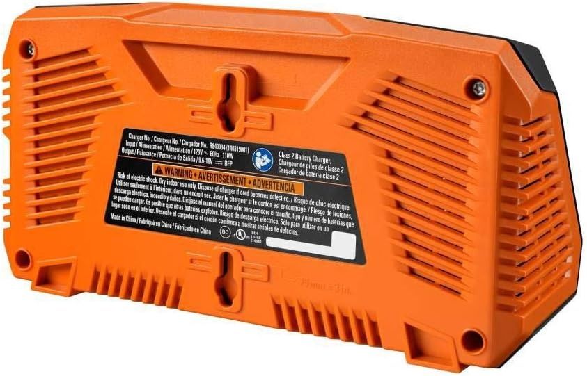 Ridgid 18-Volt Lithium-Ion Dual Port Sequential Charger Kit - Orange by Ridgid - Image 5