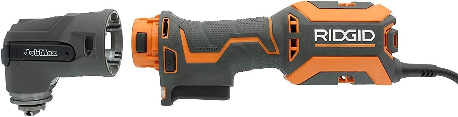 Ridgid R28602 JobMax 4 Amp Corded Multi Tool with Replaceable Head - Black by Ridgid - Image 5