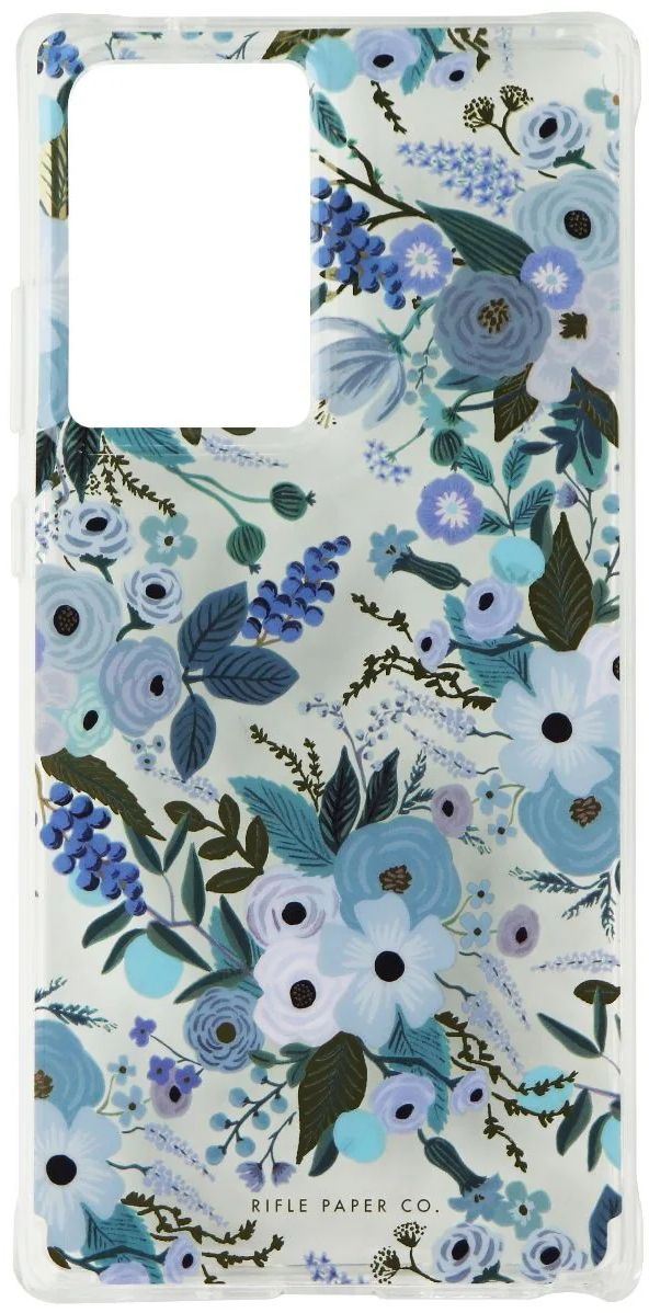 Rifle Paper Co. Hard Phone Case for Samsung Galaxy Note20 Ultra 5G - Garden Party Blue by Rifle Paper Co - Refurbished - Brand New condition - US$13.98