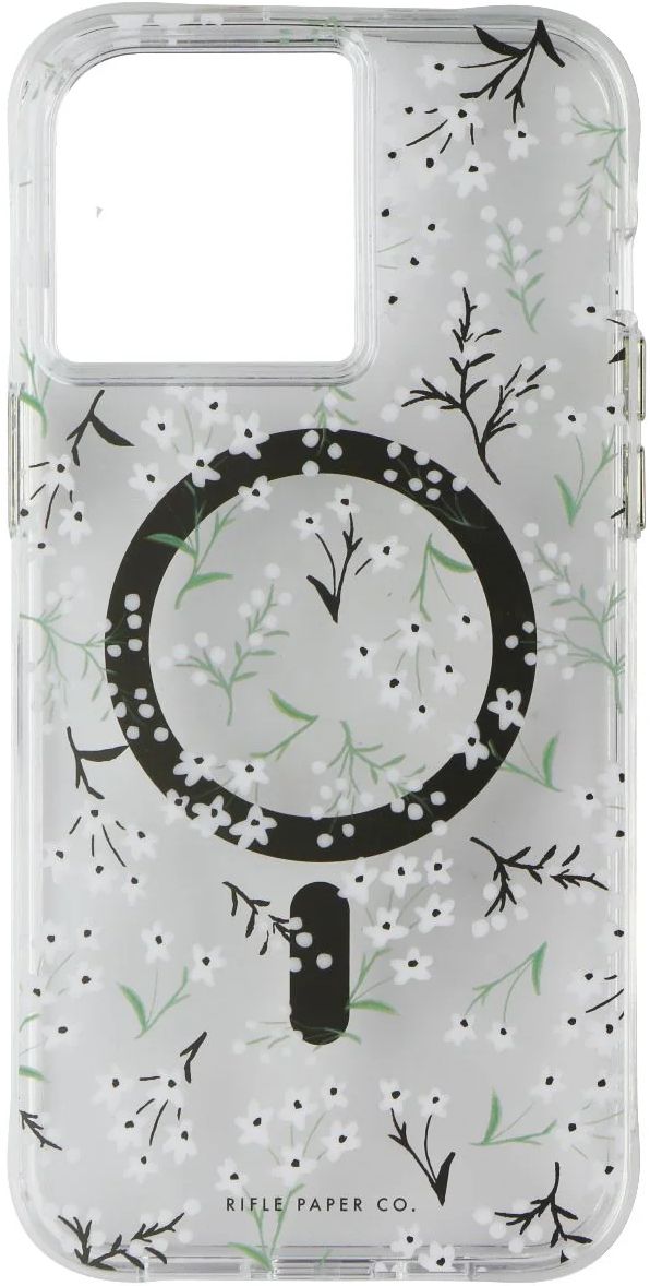 Rifle Paper Co. Phone Case with MagSafe for iPhone 15 Pro Max - Petite Fleurs by Rifle Paper Co. - Refurbished - Brand New condition - US$15.83