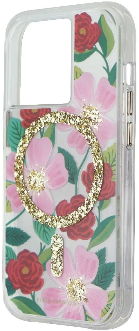 Rifle Paper Co. Protective Phone Case with MagSafe for iPhone 14 Pro Max - Rose Garden by Rifle Paper Co - Refurbished - Brand New condition - US$13.93