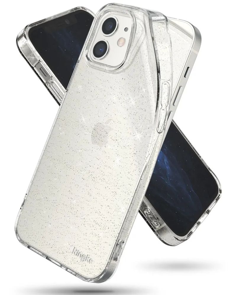 Ringke Air Series Phone Case for iPhone 12 Mini - Glitter Clear - Brand New by Ringke - Refurbished - Brand New condition - US$8.78