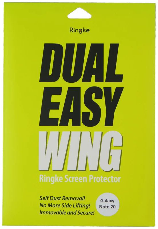 Ringke Dual Easy Wing Screen Protector for Samsung Galaxy Note 20 (2 Pack) - Clear by Ringke - Refurbished - Brand New condition - Image 2