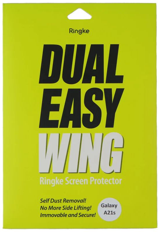 Ringke Dual Easy Wing Screen Protector fo Samsung Galaxy A21s (2 Pack) - Clear by Ringke - Refurbished - Brand New condition - Image 2