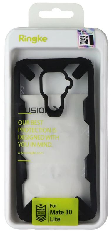 Ringke Fusion X Phone Case for Huawei Mate 30 Lite - Clear/Black by Ringke - Refurbished - Brand New condition - Image 3