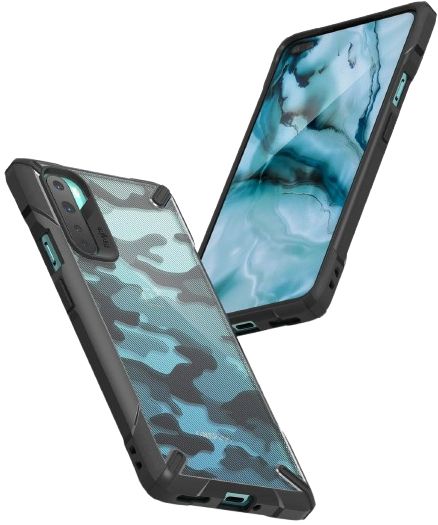 Ringke Fusion X Phone Case for OnePlus Nord - Camo Black by Ringke - Refurbished - Brand New condition - Image 2