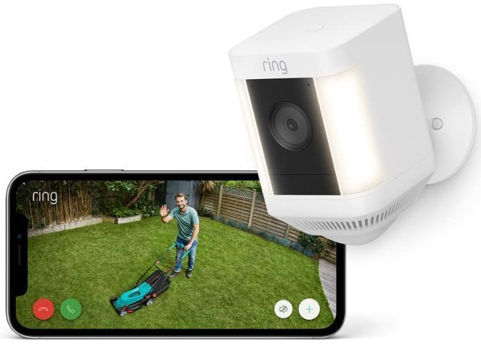 Ring Spotlight Cam Plus Battery Outdoor Camera - White by Ring - Image 3