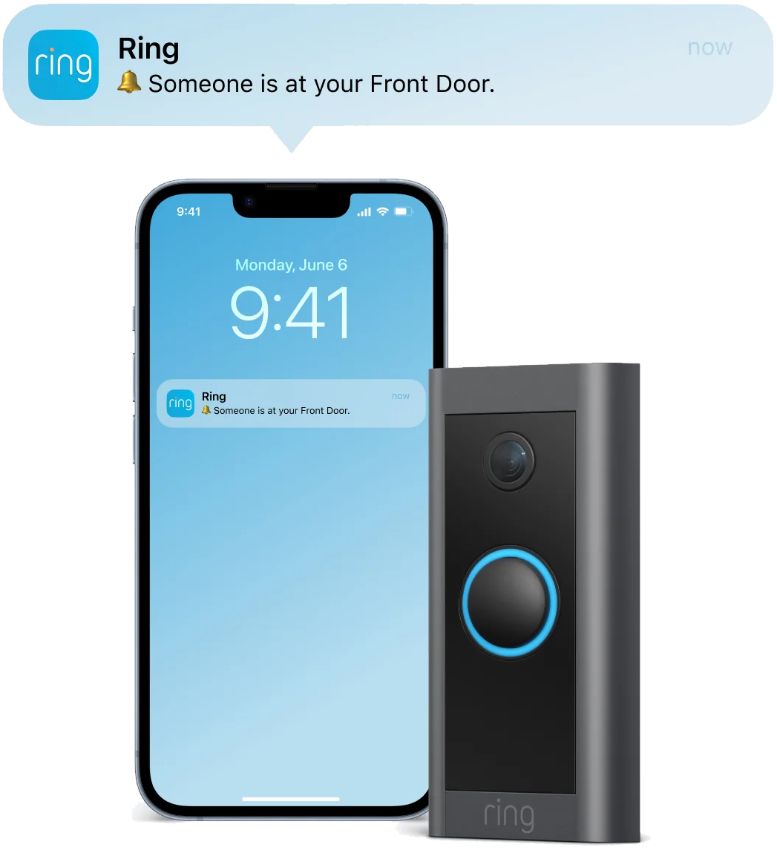 Ring Video Doorbell Wired - Black by Ring - Image 4