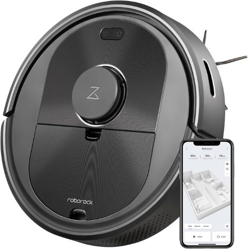 Roborock Q5 with 2700Pa Power Suction Robot Vacuum - Black by Roborock - Refurbished - Very Good condition - US$235.21