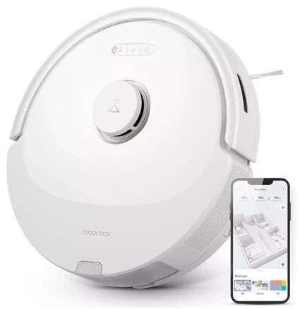Roborock Q8 Max Robot Vacuum with 5500Pa Suction DuoRoller Brush LiDAR Navigation - White by Roborock - Refurbished - Very Good condition - US$504.99