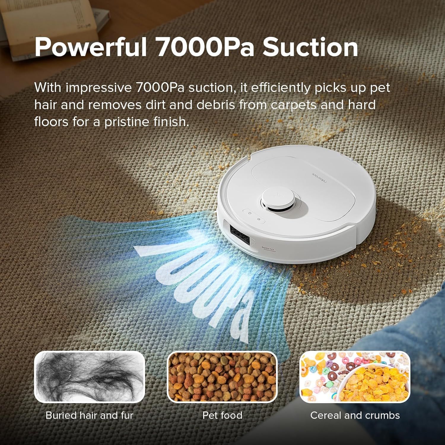 Roborock Qrevo S Robotic Vacuum Cleaner - White by Roborock - Image 3