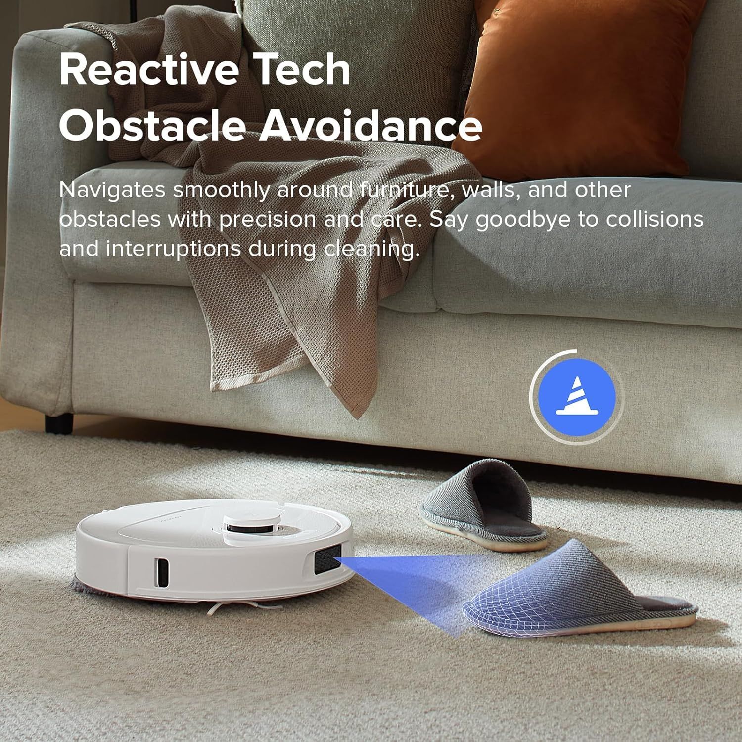 Roborock Qrevo S Robotic Vacuum Cleaner - White by Roborock - Image 4