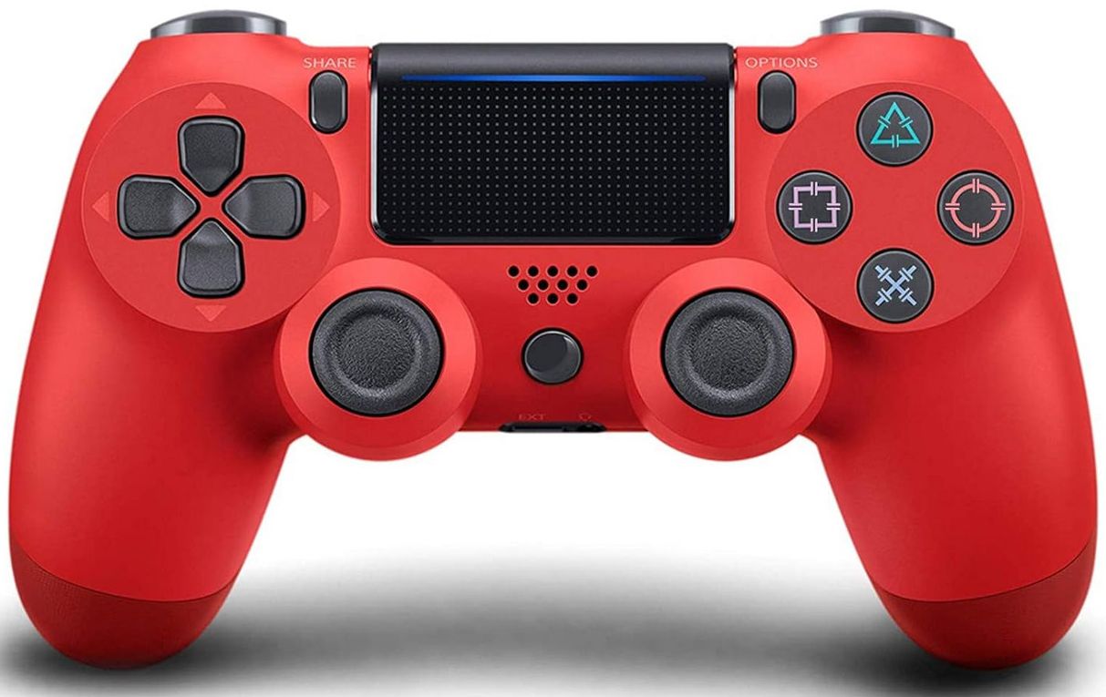 Roonboit Wireless Controller with Joystick Vibration and Turbo Built-In Speaker for PS4 - Red by Roonboit - Refurbished - Very Good condition - US$38.66
