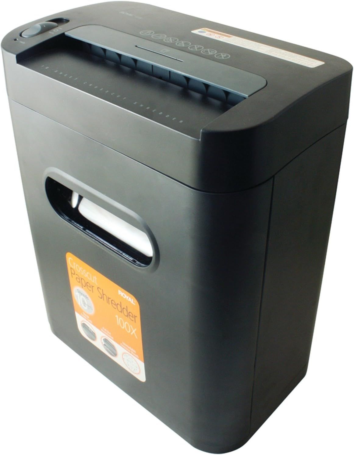 Royal 29171y 100x 10-Sheet Crosscut Shredder - Black by Royal - Image 3