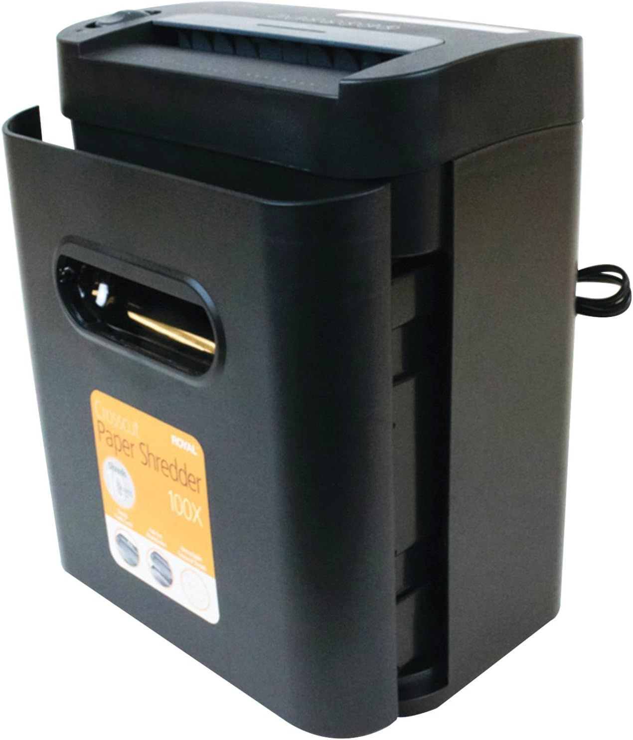 Royal 29171y 100x 10-Sheet Crosscut Shredder - Black by Royal - Image 4