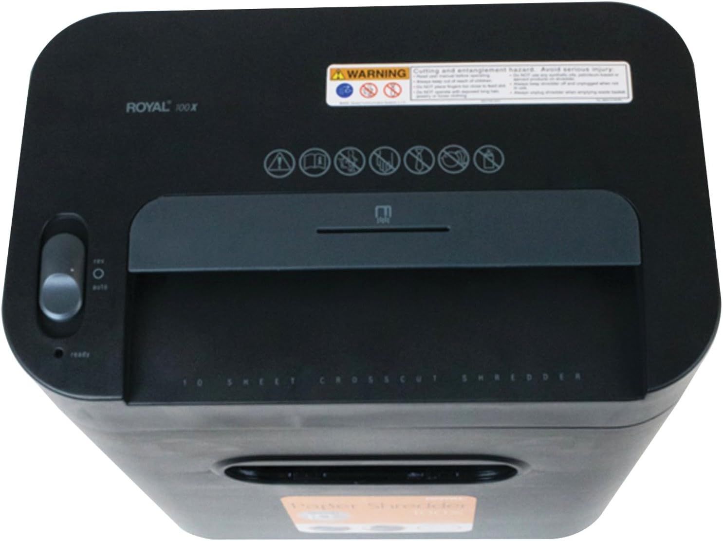 Royal 29171y 100x 10-Sheet Crosscut Shredder - Black by Royal - Image 5